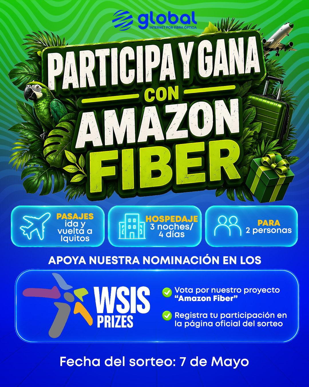 Sorteo — viaje todo pagado a Iquitos